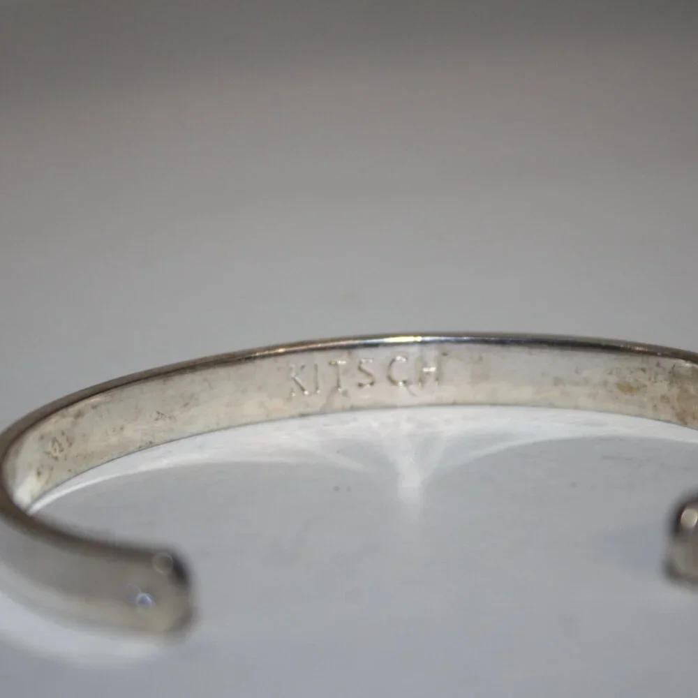 ✨🤍 Kitsch Silver “Believe” Cuff Bracelet · One Size